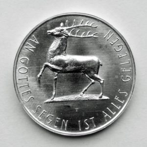 Alte Münze Stolberg (Harz), Hirsch-Medaille, Hausmedaille