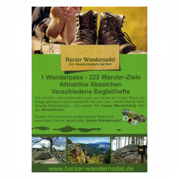 Begleitheft zum Stempelwandern mit der Harzer Wandernadel - eine Reise in die Vergangenheit mit Harzer Geschichtsorte "Burgen und Schlösser"